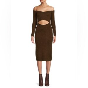 L'AGENCE Nala Cutout Midi Dress